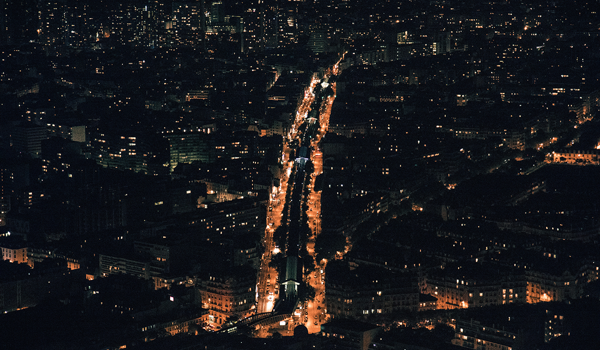 night in Paris